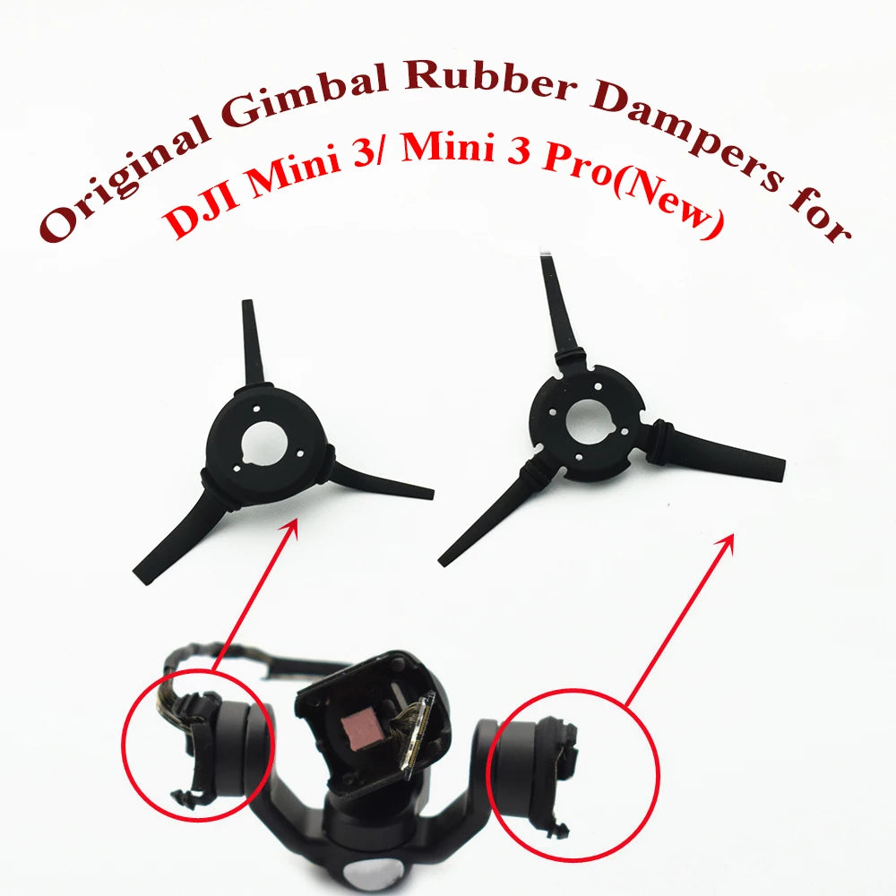 New Gimbal Side Uncut Rubber Dampers For DJI Mini 3 Pro/Mini 3 Damping Cushion Shock-absorber Ball Genuine Spare Part 1 Pair