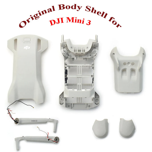 Original Body Shell Motor Arm for DJI Mini 3 Upper/MIddle Frame Bottom Shell Side Cover Front Left/Right Arm Shell