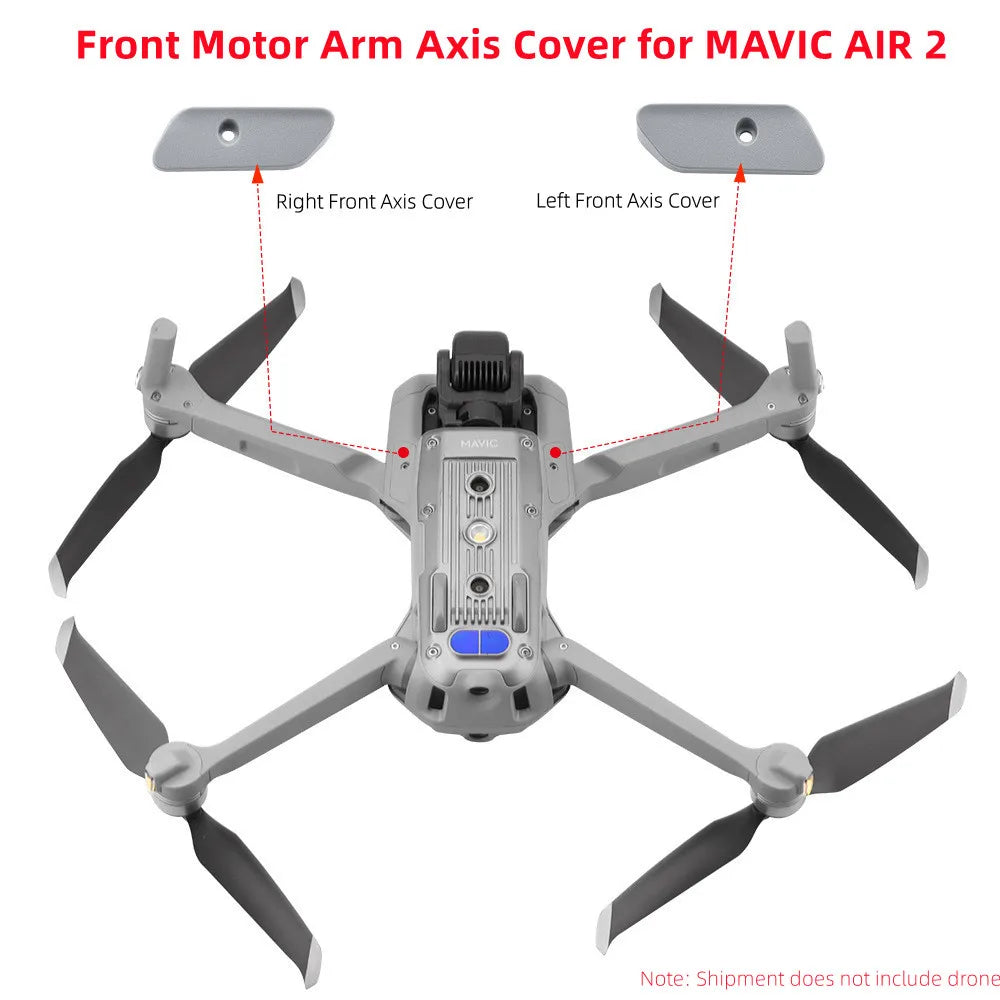 Bras de coque supérieur/milieu/inférieur d'origine et couvercle avant gauche/droit bras de support train d'atterrissage pour pièces de réparation DJI Mavic Air 2