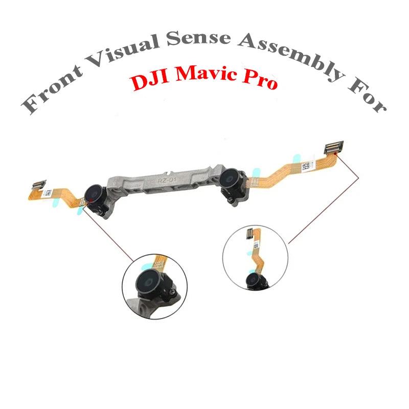 Véritable pour Mavic Pro Gimbal Bras de carte mère Moteur Signal/Câble plat Objectif de caméra/Amortisseur de cadre pour pièces de réparation de drone DJI Mavic Pro