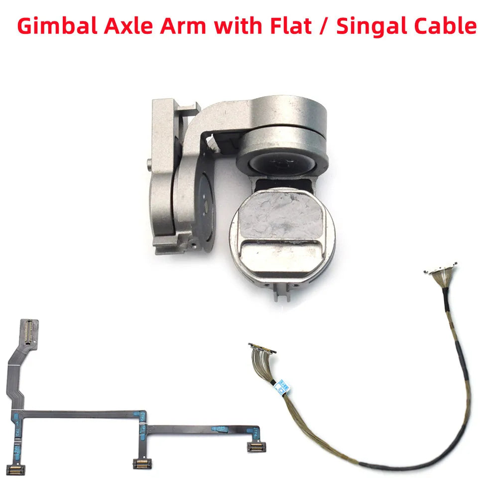 Véritable pour Mavic Pro Gimbal Bras de carte mère Moteur Signal/Câble plat Objectif de caméra/Amortisseur de cadre pour pièces de réparation de drone DJI Mavic Pro