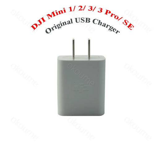 Original Mini Serie 18W USB Ladegerät Ersatz Ladeadapter für DJI Mavic Mini 1 / 2 / 3 / 3 Pro / SE Drone Zubehör