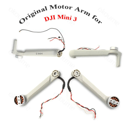 Original Mini 3 Motor Arm Front Back Left Right Arms with Motor Replacement for DJI Mini 3 Drone Repair Spare Parts