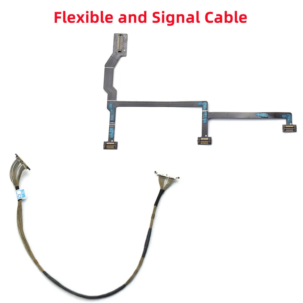 Véritable pour Mavic Pro Gimbal Bras de carte mère Moteur Signal/Câble plat Objectif de caméra/Amortisseur de cadre pour pièces de réparation de drone DJI Mavic Pro